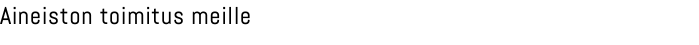 Aineiston toimitus meille